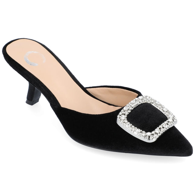 Journee Collection Women's Rishie Pump Black-Shoes Pumps-Journee Collection-5.5-Urbanheer