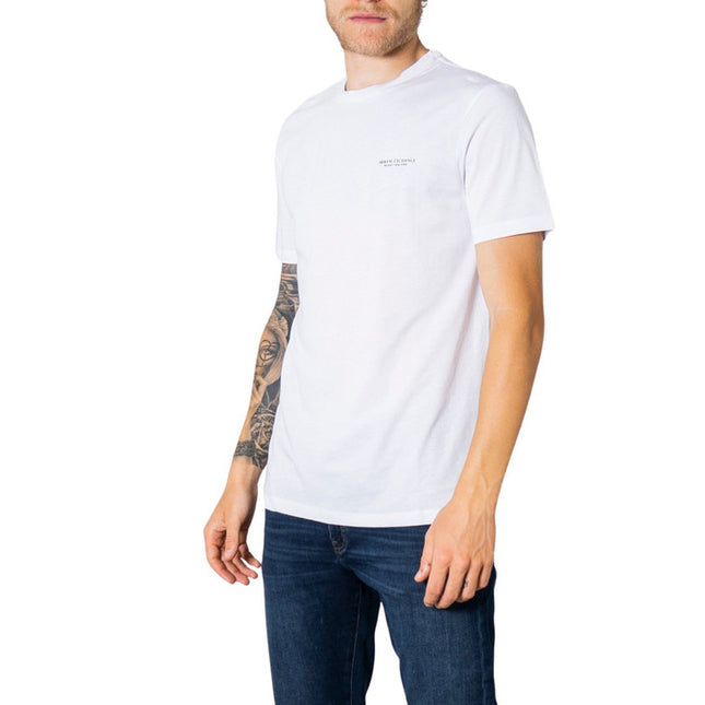 Armani Exchange Men T-Shirt-Armani Exchange-white-XXL-Urbanheer