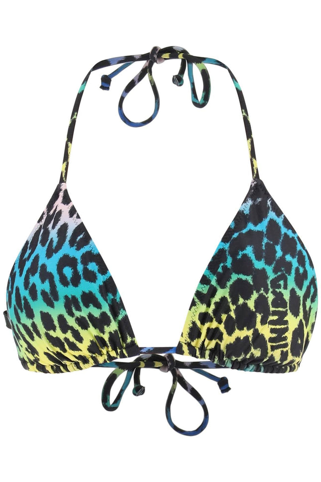 Animalier Bikini Top - Fuchsia