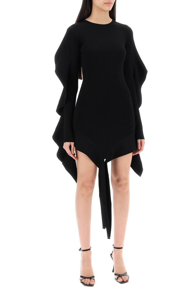 Asymmetric Mini Dress With Ruffle Details