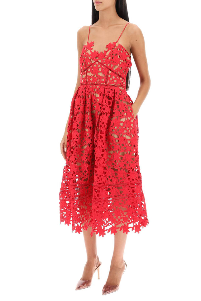 Azaelea Floral Lace Midi Dress