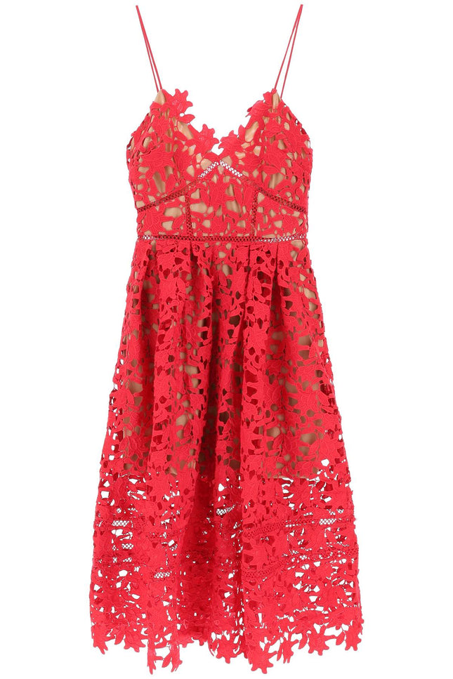 Azaelea Floral Lace Midi Dress