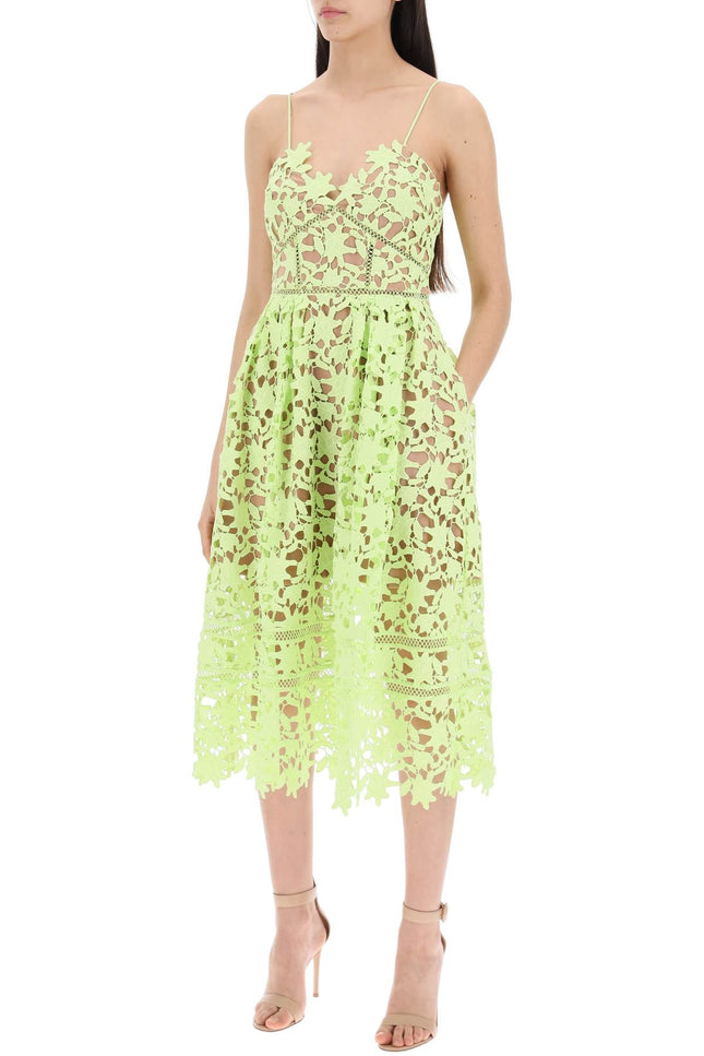 Azaelea Floral Lace Midi Dress