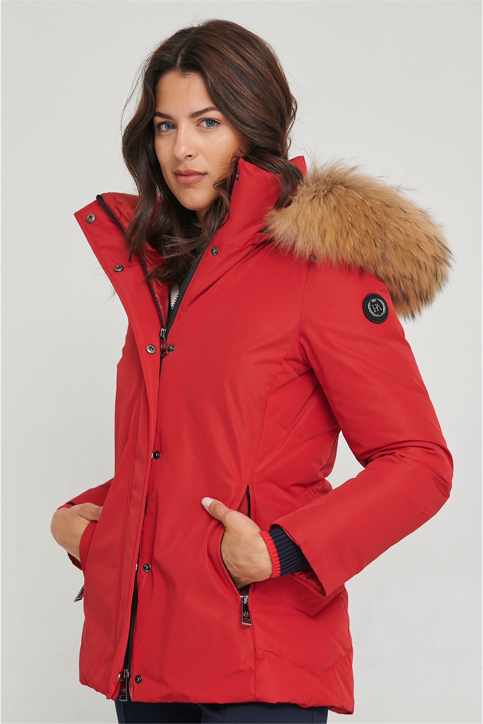 Hollywood Women Puffer Jacket-Clothing - Women-Henry Arroway-ROJO-XS-Urbanheer