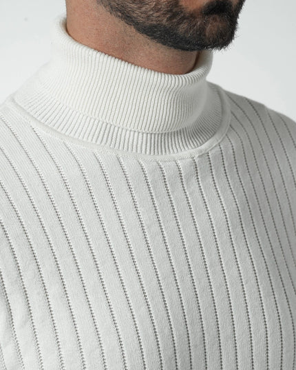 Pearl Ribbed High Neck-Sweater-Donato-Urbanheer