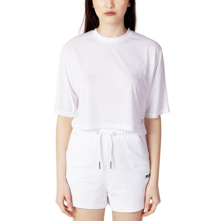 Fila Women T-Shirt-Clothing - Women-Fila-white-S-Urbanheer