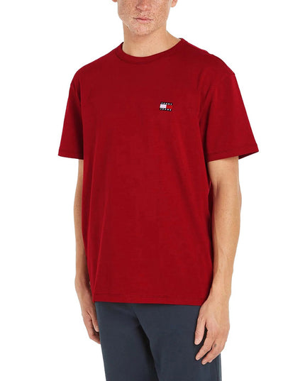 Tommy Hilfiger Jeans Men T-Shirt-Clothing T-shirts-Tommy Hilfiger Jeans-bordeaux-2-S-Urbanheer