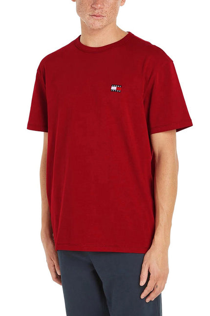 Tommy Hilfiger Jeans Men T-Shirt-Clothing T-shirts-Tommy Hilfiger Jeans-bordeaux-2-S-Urbanheer