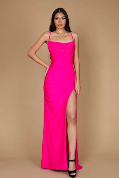 Dylan & Davids Long Formal Low Back Prom Dress-Dress-Dylan & Davids-Urbanheer