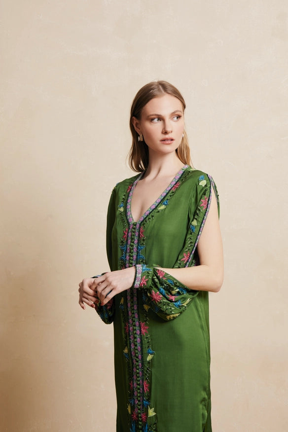 Olivia Embroidered Kaftan-Kaftan-La fuori-XS-Urbanheer