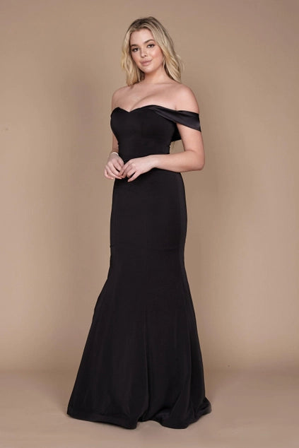 Dylan & Davids Long Formal Black Mermaid Dress-Dylan & Davids-Black-26-Urbanheer