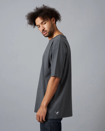 Classic Heavy Oversize Sub Olive & White T-Shirt-T-Shirt-distorted people usa-sub olive / white-XS-Urbanheer