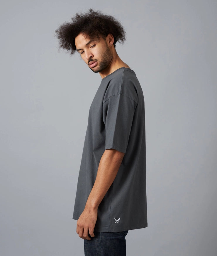 Classic Heavy Oversize Sub Olive & White T-Shirt-T-Shirt-distorted people usa-sub olive / white-XS-Urbanheer