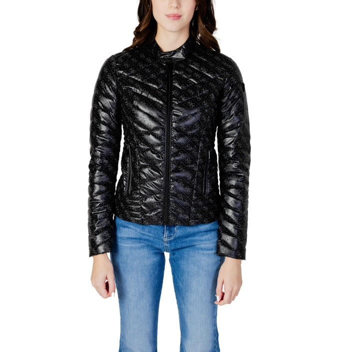 Guess Women Jacket-Clothing Jackets-Guess-black-XS-Urbanheer