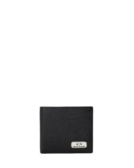 Armani Exchange Men Wallet-Accessories Wallets-Armani Exchange-black-Urbanheer