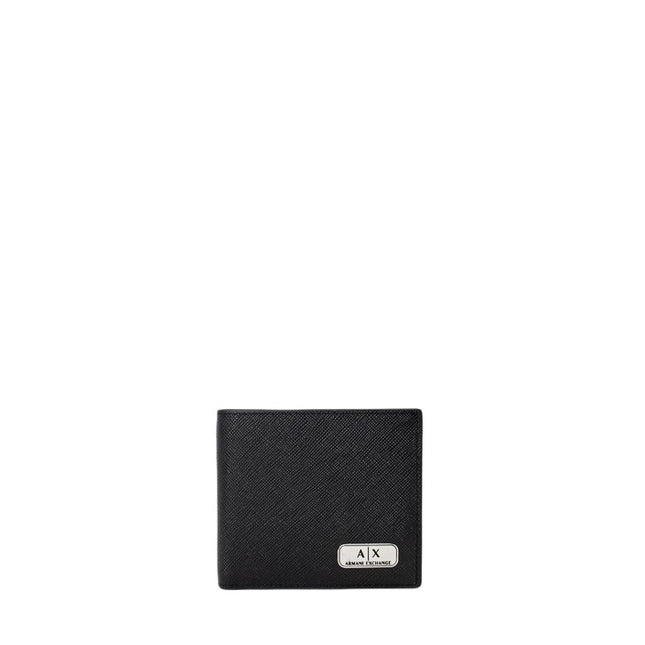 Armani Exchange Men Wallet-Accessories Wallets-Armani Exchange-black-Urbanheer