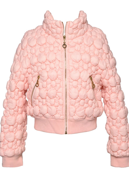 Bubble Quilted Jacket W Stand Collar-Jacket-Hannah Banana-Urbanheer