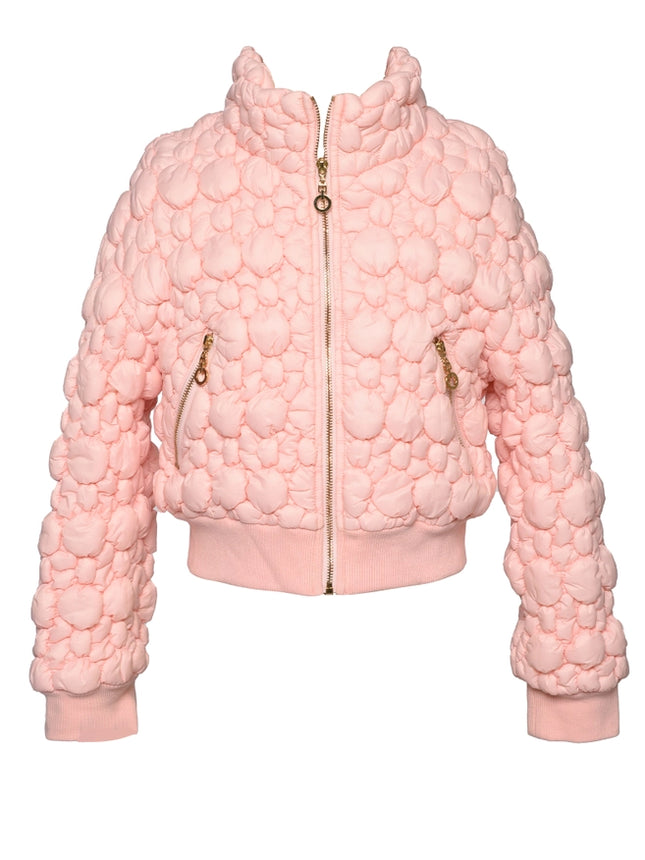 Bubble Quilted Jacket W Stand Collar-Jacket-Hannah Banana-Urbanheer