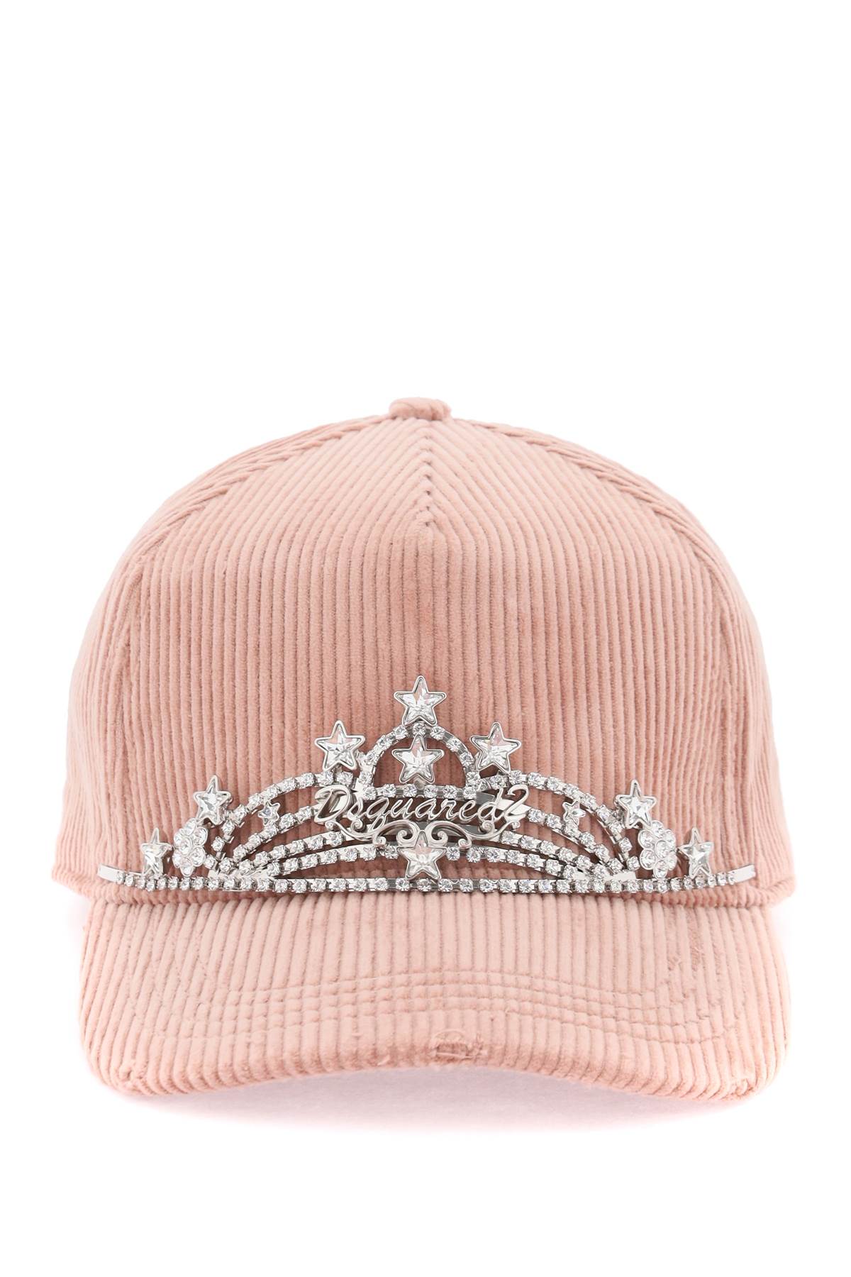 Baseball Cap With Built-In Tiara