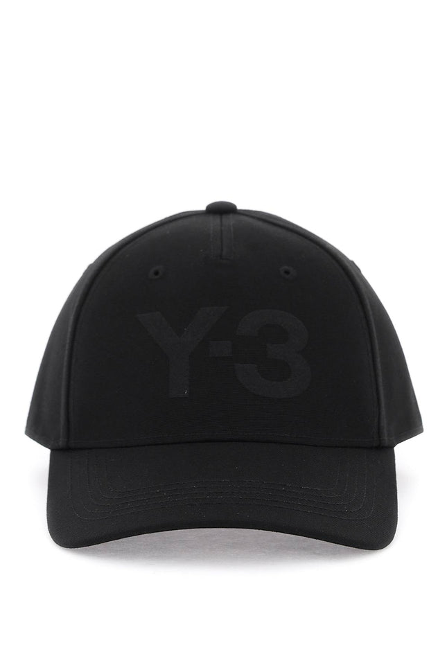 Baseball Cap With Embroidered Logo - Black