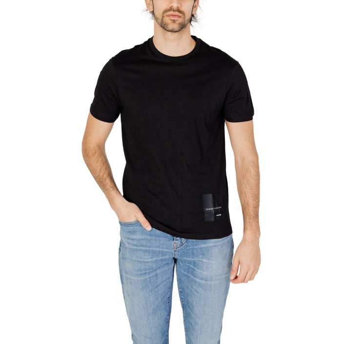 Armani Exchange Men T-Shirt-Clothing T-shirts-Armani Exchange-black-XS-Urbanheer