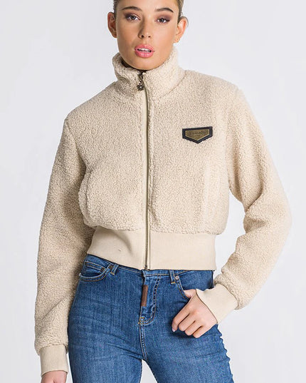 Beige Teddy Sherpa Jacket-Jacket-Gianni Kavanagh-S-Urbanheer