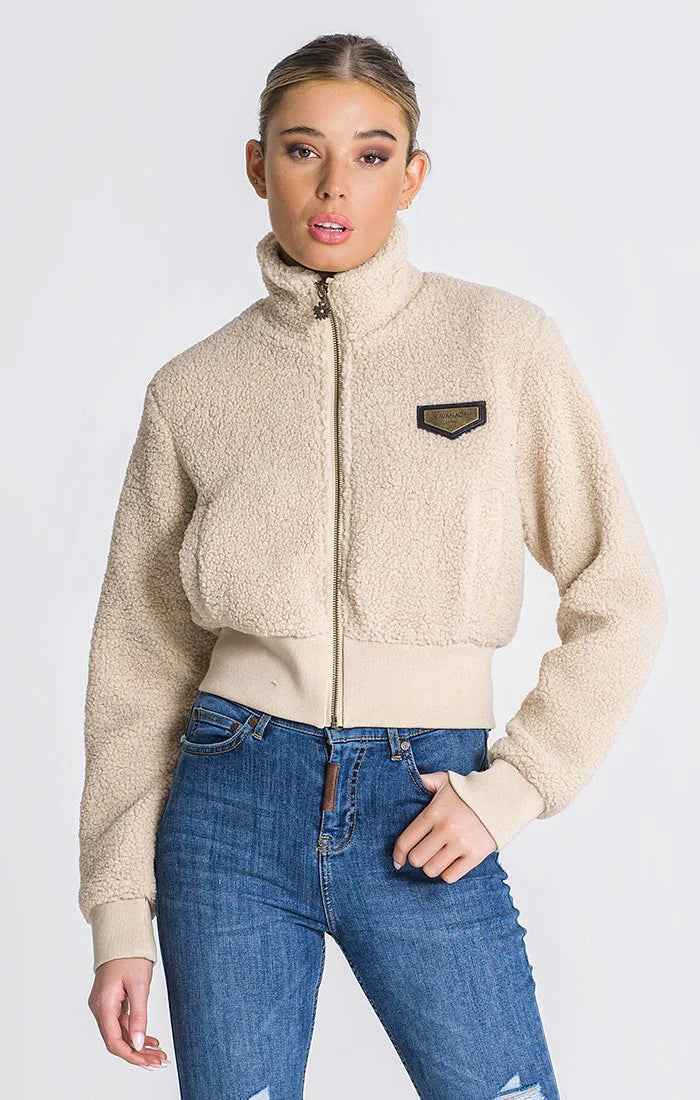 Beige Teddy Sherpa Jacket-Jacket-Gianni Kavanagh-S-Urbanheer