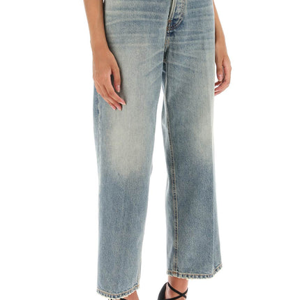 'Betty' Cropped Jeans With Straight Leg