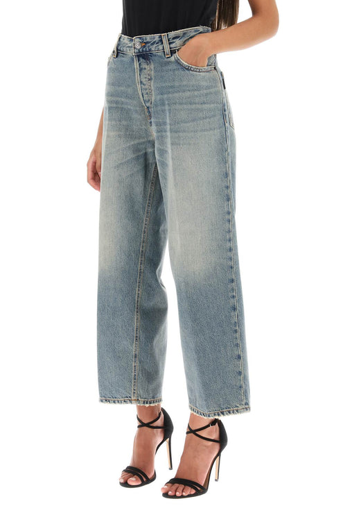 'Betty' Cropped Jeans With Straight Leg