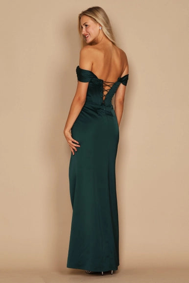 Dylan & Davids Long Satin Formal Evening Dress-Dylan & Davids-Urbanheer