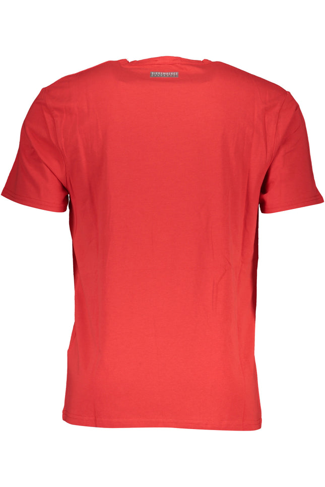 BIKKEMBERGS MEN'S RED SHORT SLEEVE T-SHIRT-T-Shirt-BIKKEMBERGS-Urbanheer