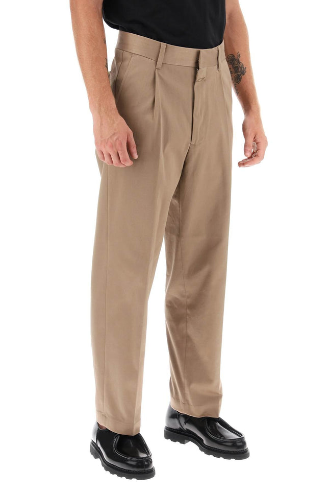 'Blomberg' Loose Pants With Tapered Leg