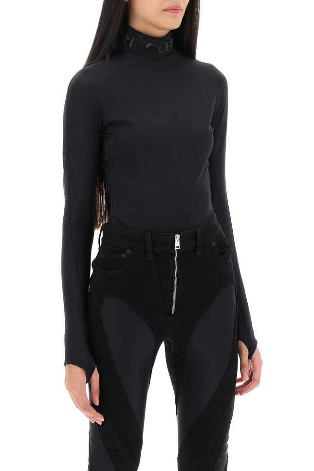 Bodysuit With Stand Collar