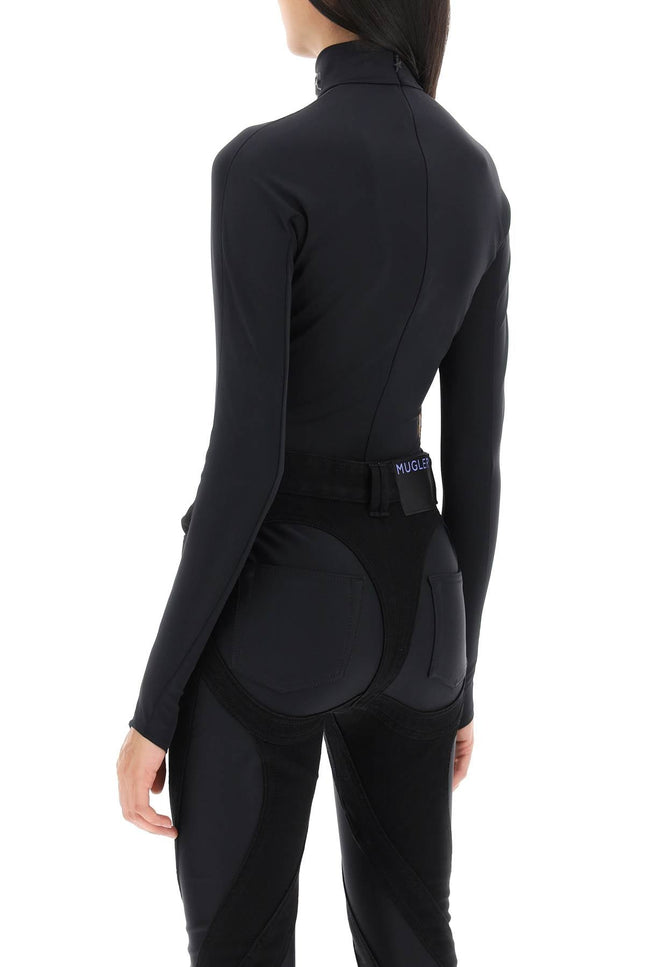 Bodysuit With Stand Collar