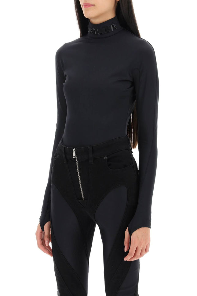 Bodysuit With Stand Collar