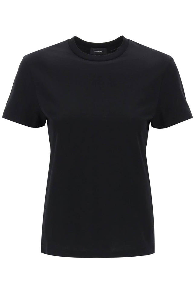 boxy crewneck t - Black