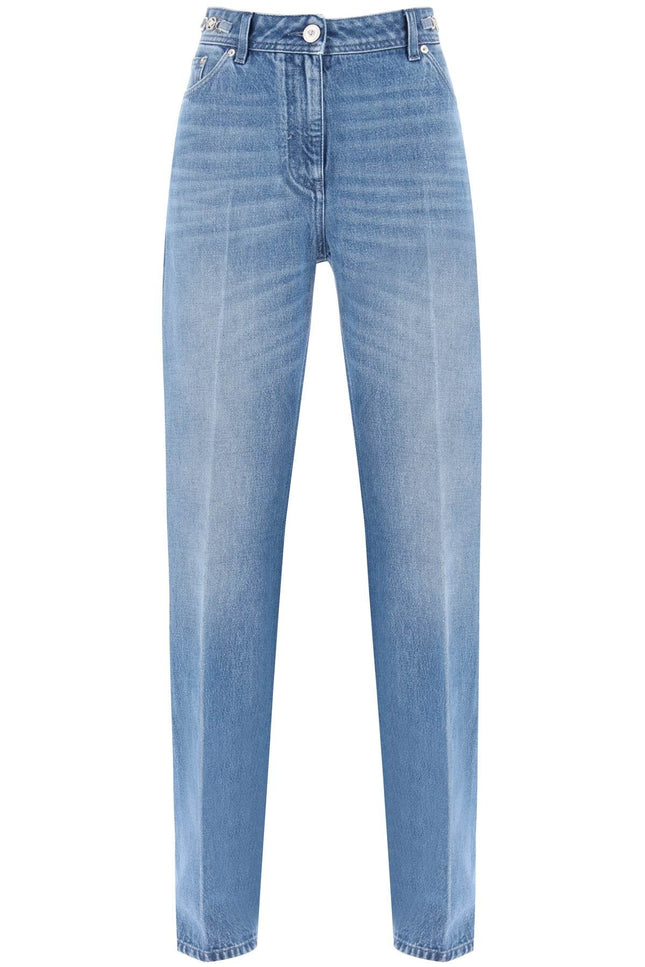 boyfriend jeans with tailored crease - Blue