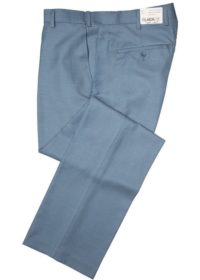 "Bradley" Light Blue Luxury Wool Blend Suit Pants-Mens Pants-Tux-USA-44-32-Modern-Urbanheer