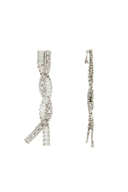 braided clip-on earrings