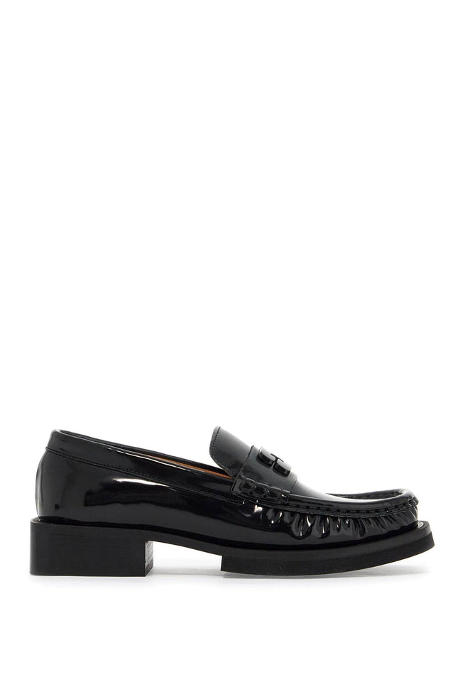 Butterfly Logo Loafers - Black