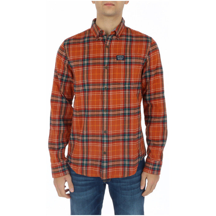 Superdry Men Shirt-Clothing Shirts-Superdry-orange-S-Urbanheer