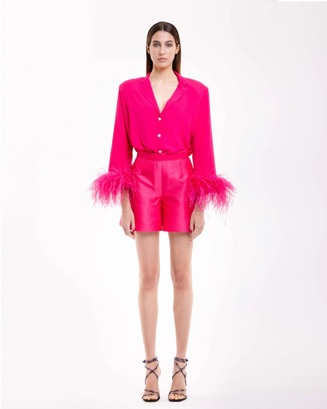 Fuchsia Iris-SHIRT-Giulia De Leonardi Couture-S-Urbanheer