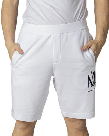 Armani Exchange Men Shorts-Clothing Shorts-Armani Exchange-white-XS-Urbanheer