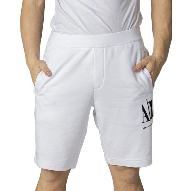 Armani Exchange Men Shorts-Clothing Shorts-Armani Exchange-white-XS-Urbanheer