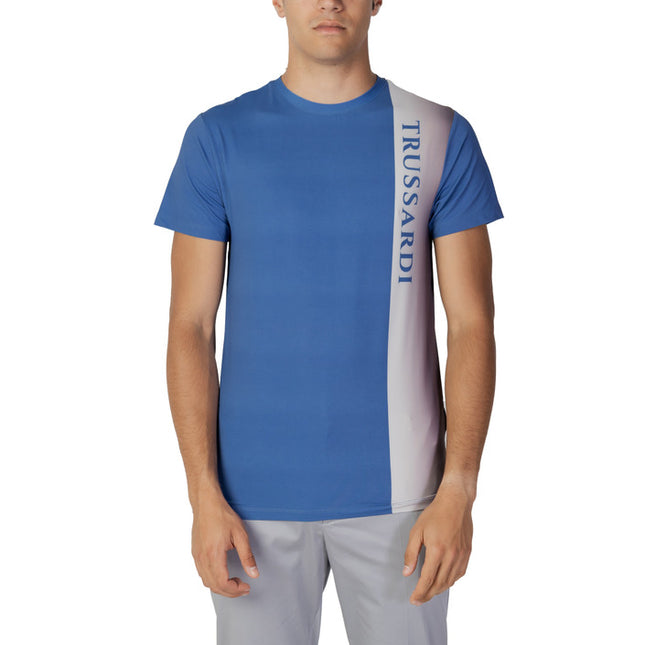 Trussardi Beachwear Men T-Shirt-Trussardi Beachwear-blue-S-Urbanheer