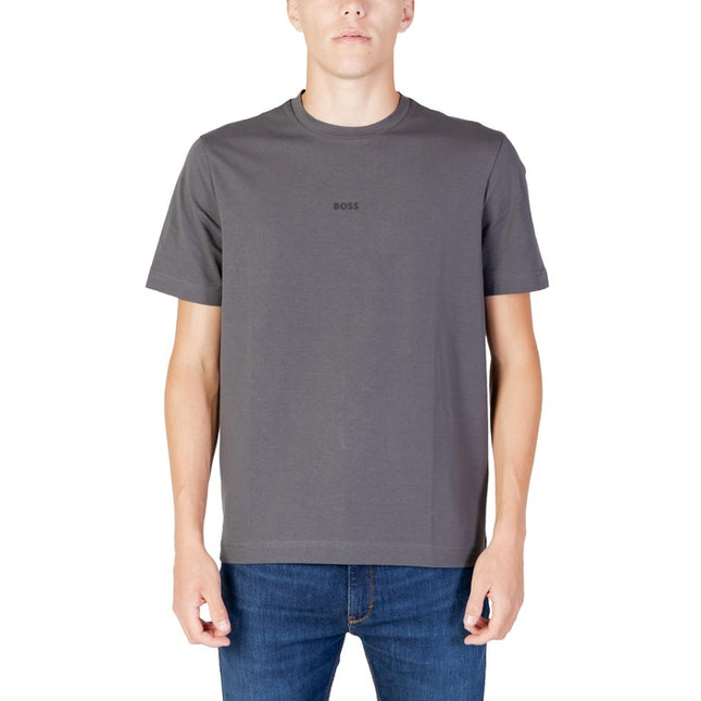 Boss Men T-Shirt-Clothing - Men-Boss-grey-S-Urbanheer