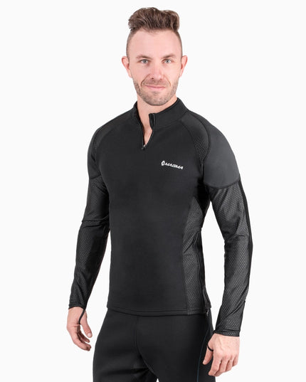 Magma Men’S Sauna Shirt Black-SHIRT-Nonzero Gravity-S-Urbanheer