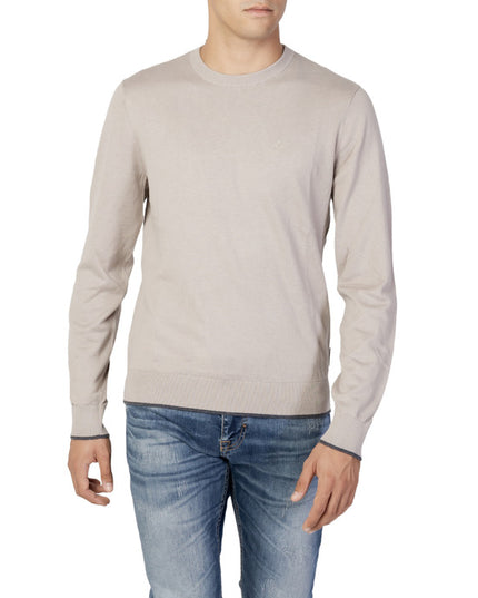 Armani Exchange Men Knitwear-Armani Exchange-beige-XS-Urbanheer