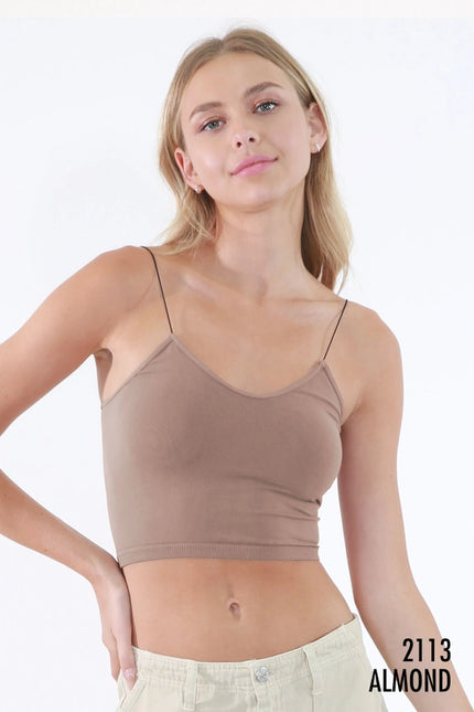 Skinny Strap Cropped Cami-Clothing - Women-NIKIBIKI-Urbanheer