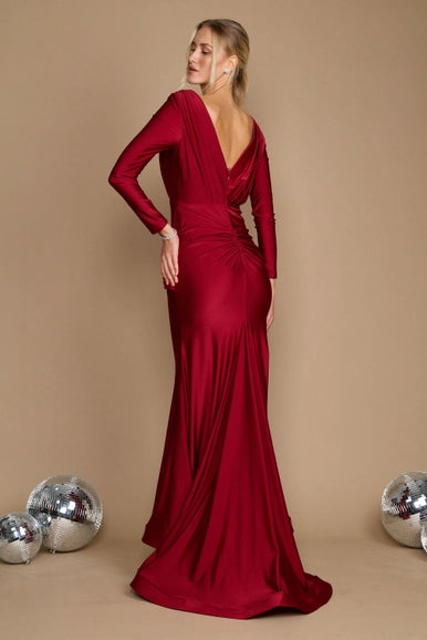 Dylan & Davids Long Sleeve Formal Evening Dress-Dylan & Davids-Urbanheer